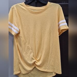 Yellow Knotted Women's Top